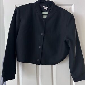 H&M Classic Black Bomber Jacket